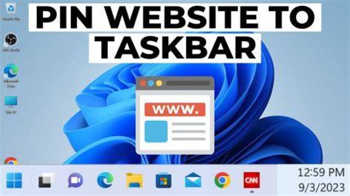 pin run windows taskbar