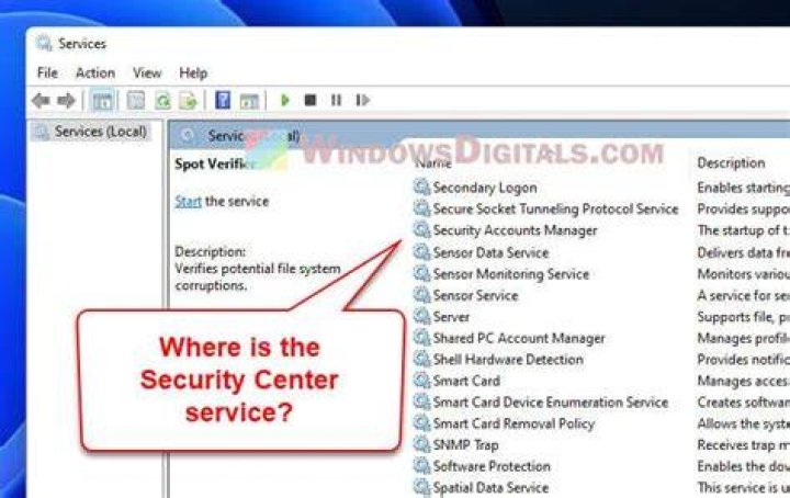 powershell-command windows 11 security center not opening