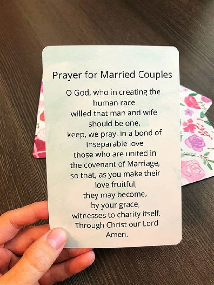 Prayers for married couple Prayers for married couple