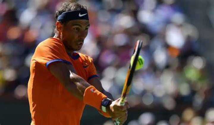 Rafael Nadal ina ction