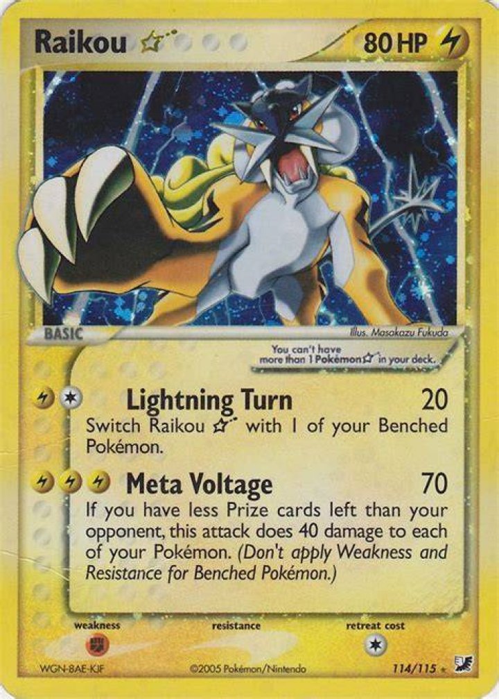 Raikou ☆ (EX Unseen Forces 114)