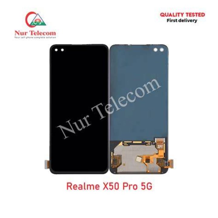 Realme X50 Pro 5G Display flat lay at angle Realme X50 Pro 5G Display flat lay at angle