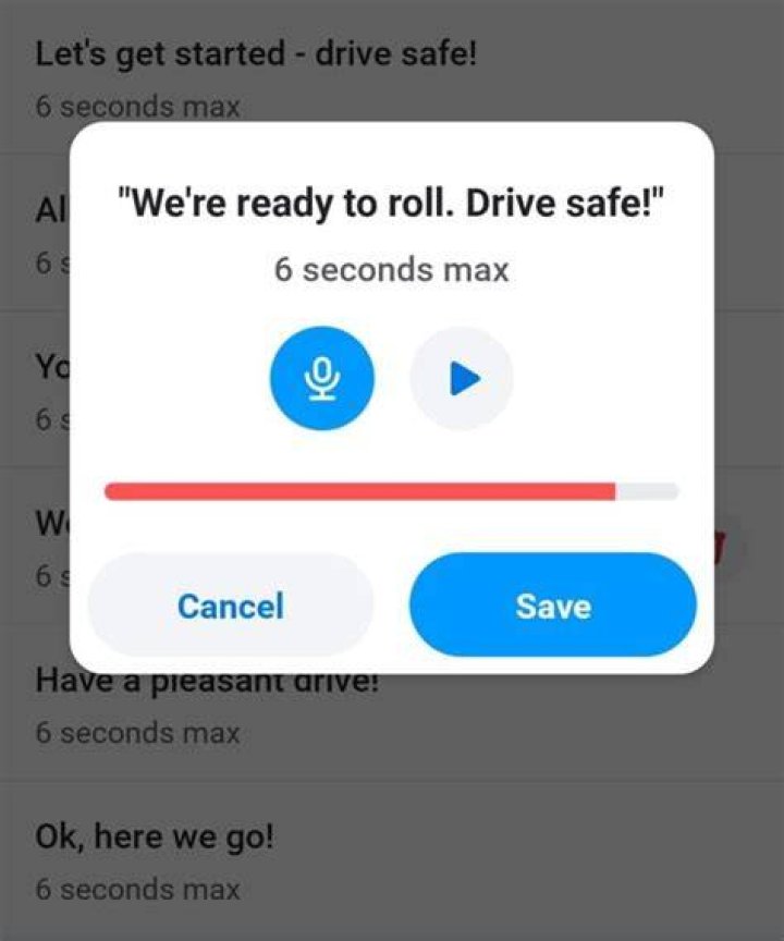 record voice Waze record voice Waze