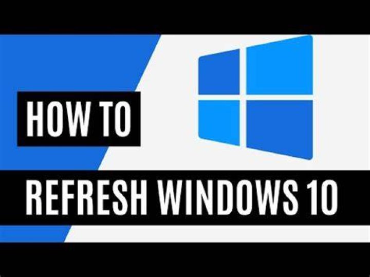 refresh windows 10
