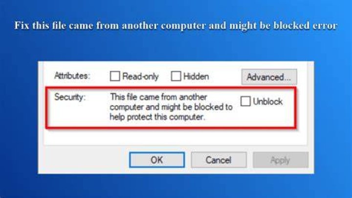 regedit run window regedit this file came from another computer and might be blocked to help protect this computer windows 10