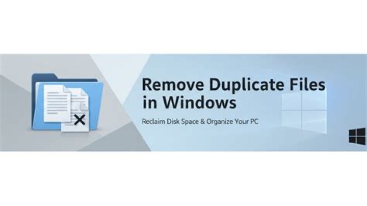 Remove duplicate files in Windows