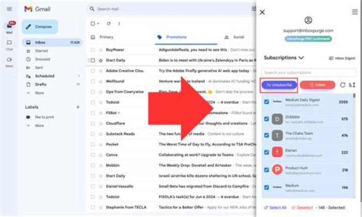 remove Gmail sidebar