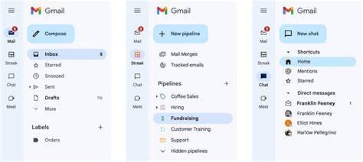 remove the Gmail sidebar