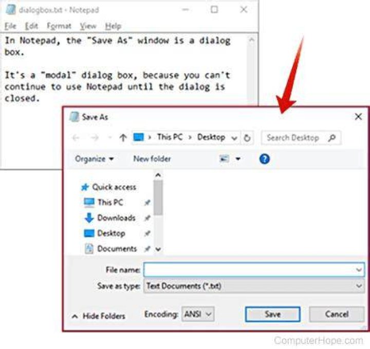 Reset the dialog box to default Reset the dialog box