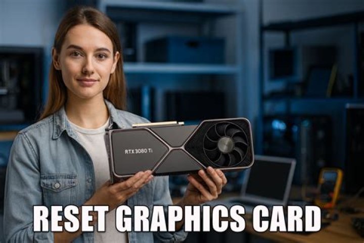 check the graphic card app reset the graphic card app