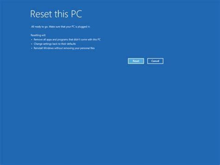 reset your pc