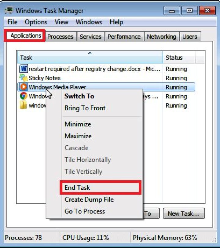 Restart Required After Registry Change