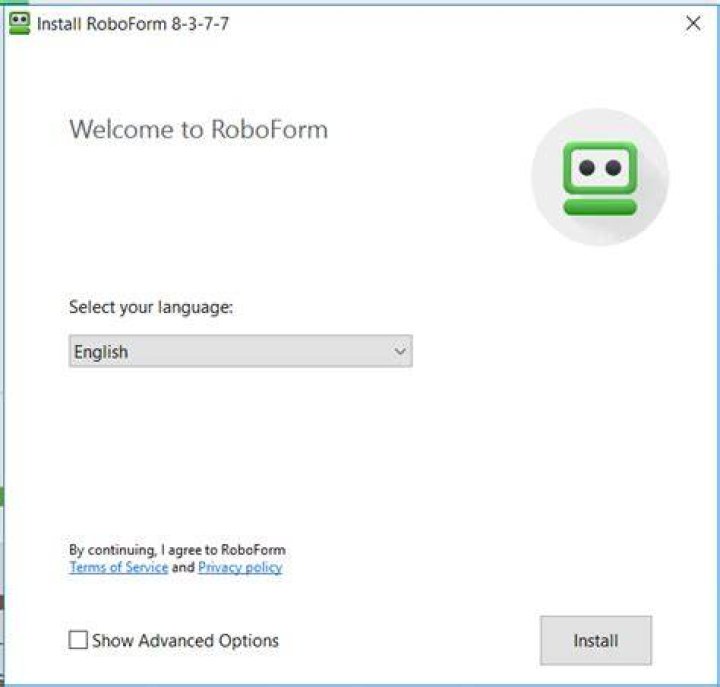 roboform windows 8.1
