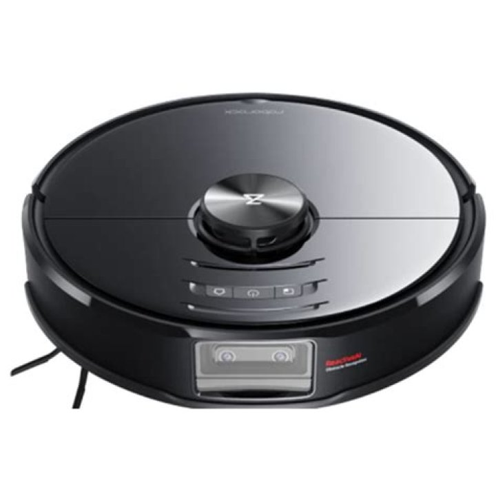 Roborock S6 MaxV robot vacuum cleaner front view top Roborock S6 MaxV robot vacuum cleaner front view top