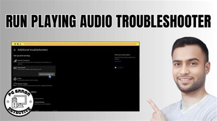 Run the Troubleshooter Playback - Video