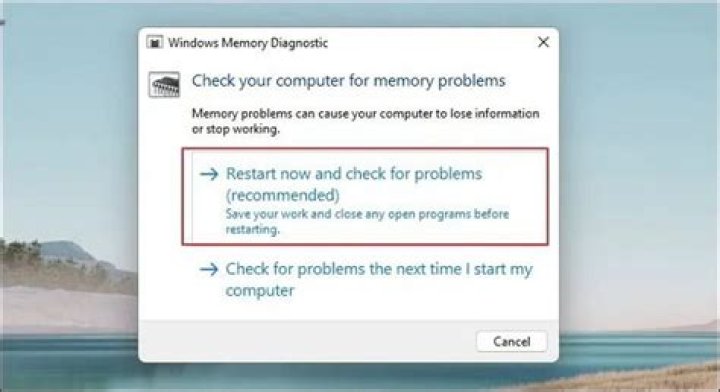 Run Windows Memory Diagnostic to fix dell xps 17 freezing