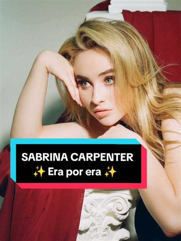 Sabrina Carpenter A Journey Through Change Before Plastic Surgery