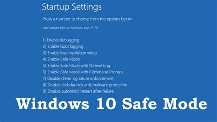 Safe Boot mode Windows 10