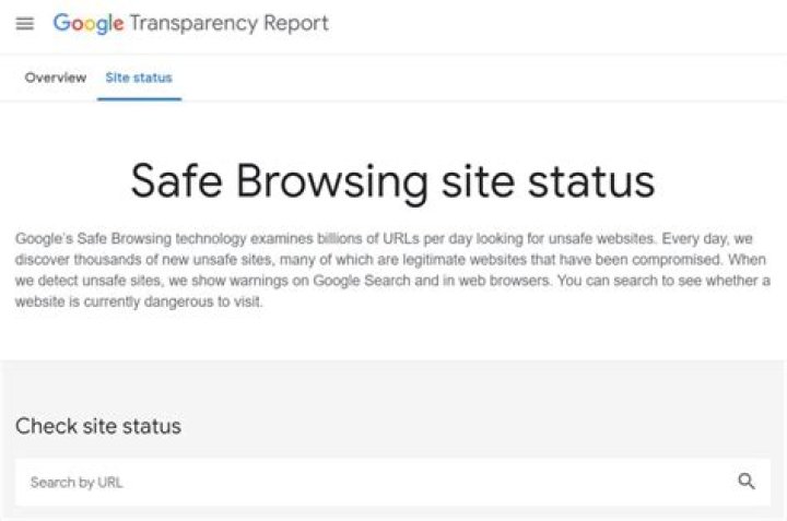 Safe Browsing Site Status Safe Browsing Site Status