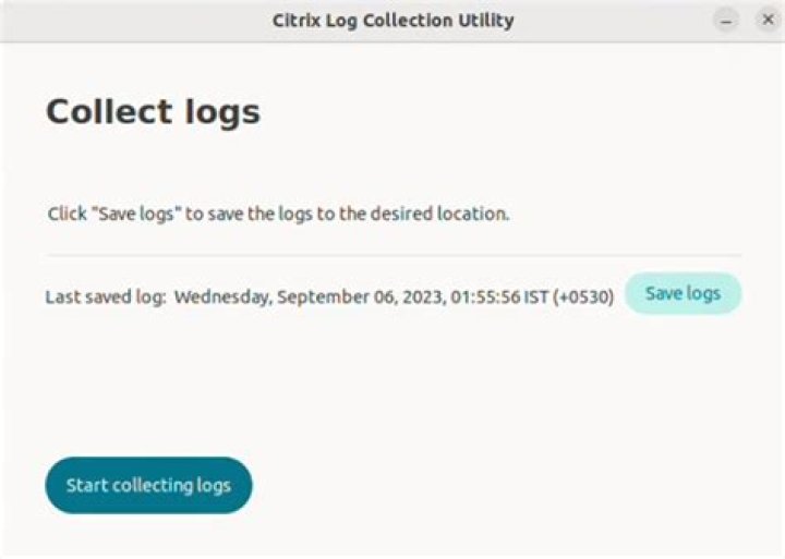 Save logs