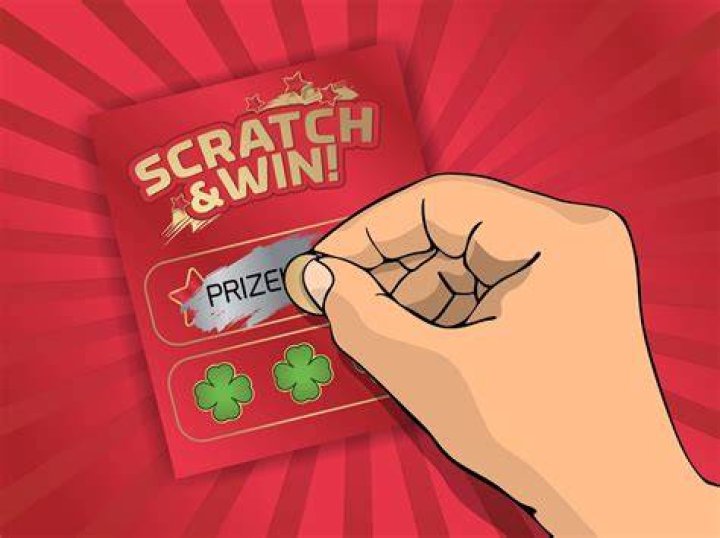 Scratching a scratch card given by Pikachu