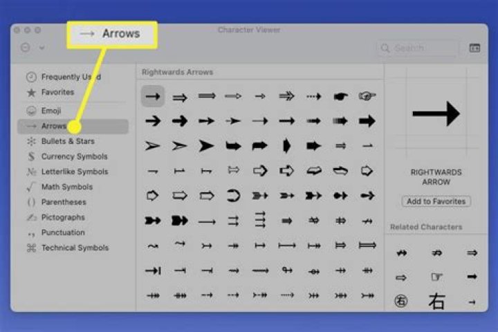 select arrow for your line select arrow for your line