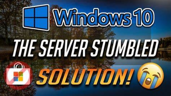 Server stumbled Windows Store