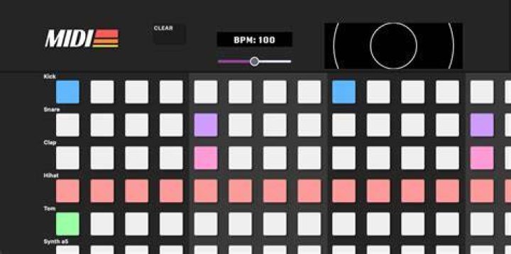 Signal MIDI editor for beat making
