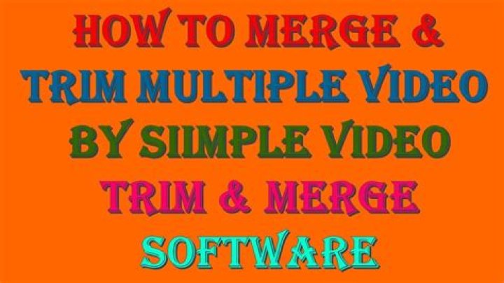 Simple Video Trim & Merge 