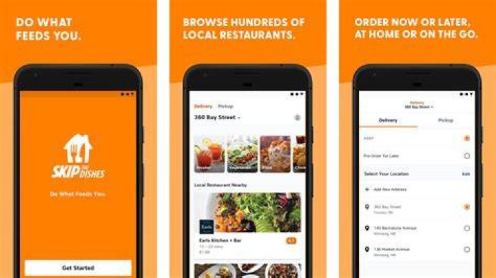 SkipTheDishes screenshot 2021 SkipTheDishes screenshot 2021