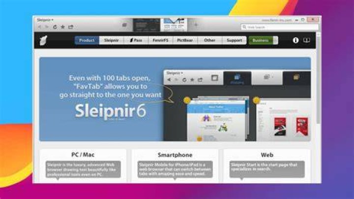 sleipnir browser web page sleipnir browser page