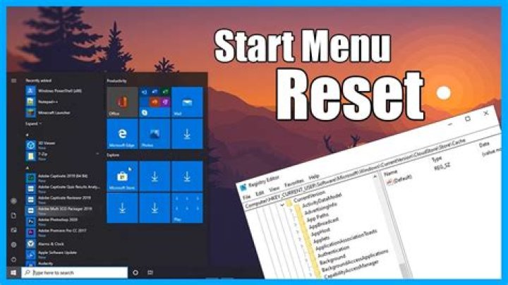 Start menu restart - Microsoft Exchange data storage error