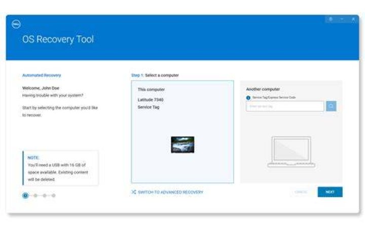 Start restore to fix dell xps 17 freezing