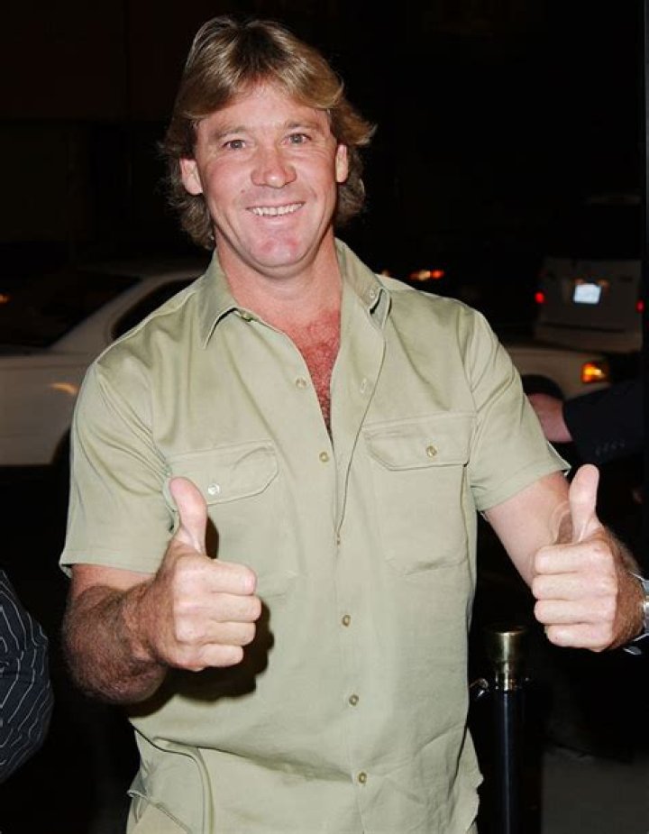 Steve Irwin smiling