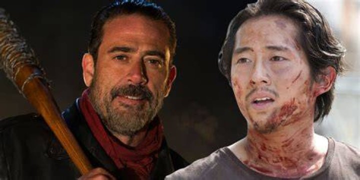 Steven Yeun at Glenn In The Walking Dead, pictured in season 6
