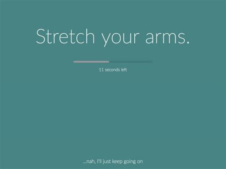Stretchly software that reminds you to take breaks