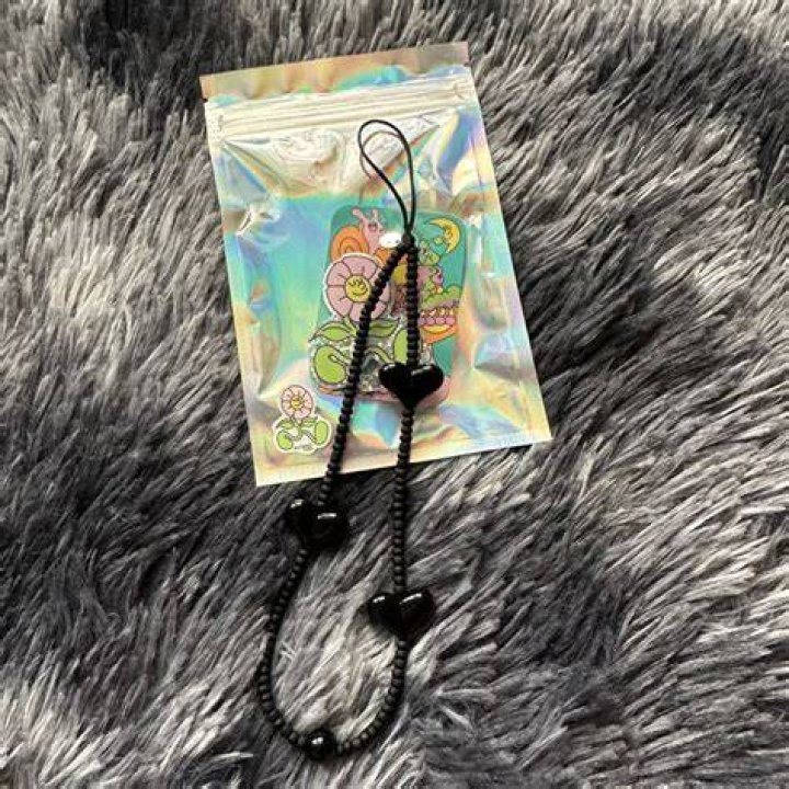 String Ting Midnight Request Line Wristlet Phone Strap