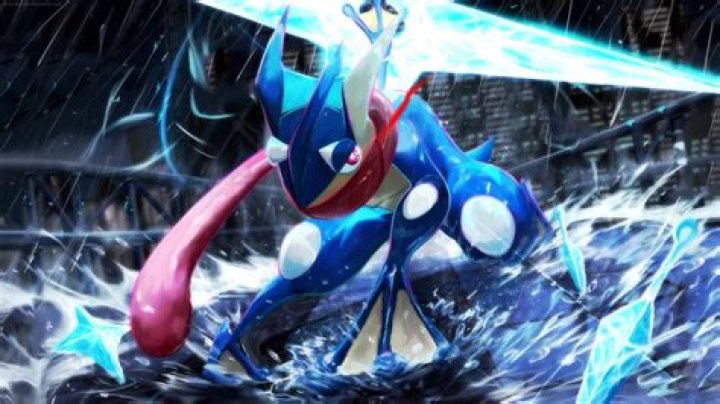 Sun holding Greninja's Pok&eacute; Ball in the opening cutscene of the Demo Version