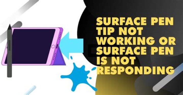Surface Pen tip not working eraser