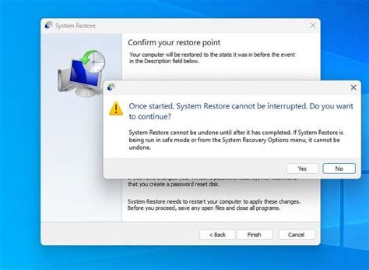 select a system restore point system restore mshtml.dll not found