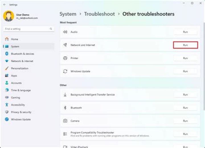 system troubleshoot