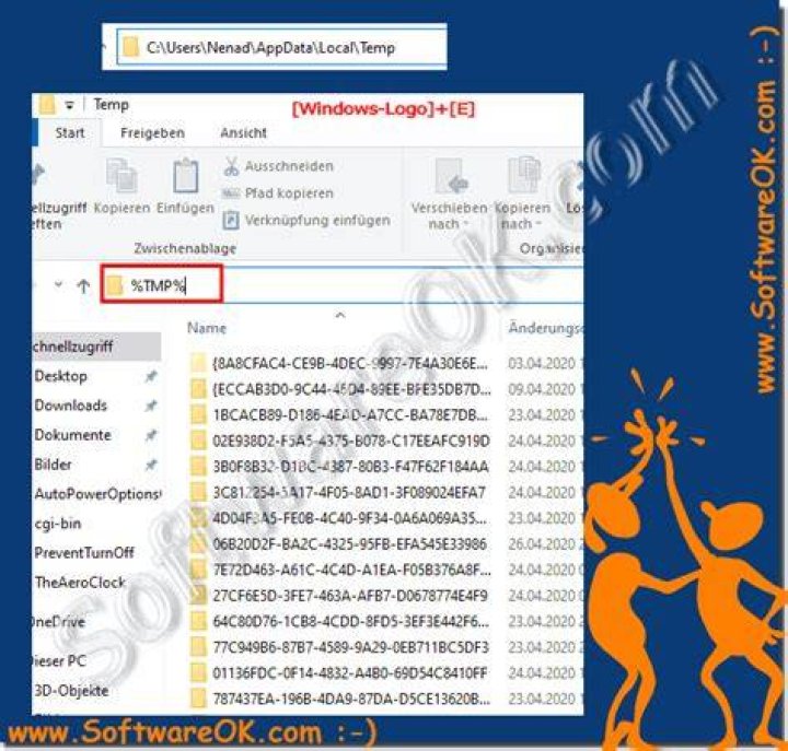 temp folder windows 10