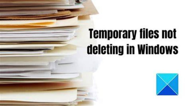 Temporary files not deleting