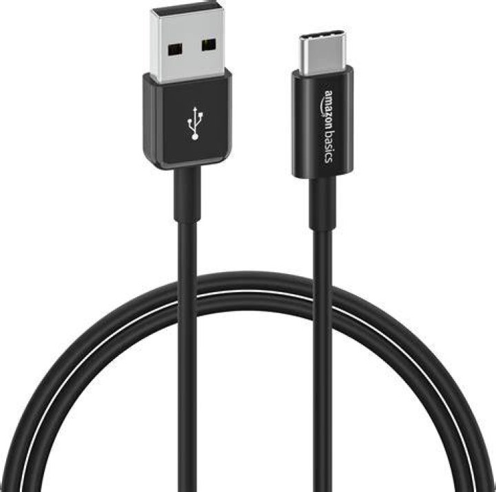 JLab_JBuds Air Executive-3_USB cable The integrated USB-A charging cable extending from the case.