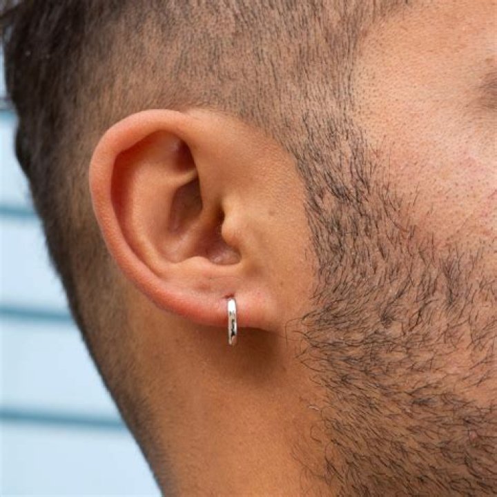 The new dangle earring trend on men