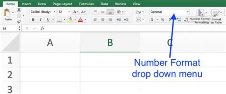 The number format drop-down menu stop excel from changing numbers to dates