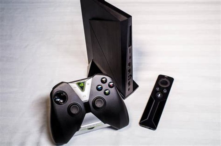 nvidia shield tv 2017 review aa (18 of 19) controller The Nvidia Shield TV console and controller.