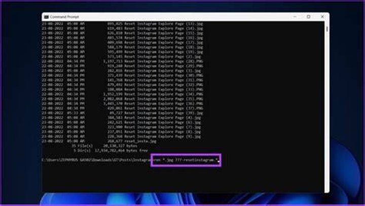 The Ren Catroot folder CP command The Ren Catroot folder command