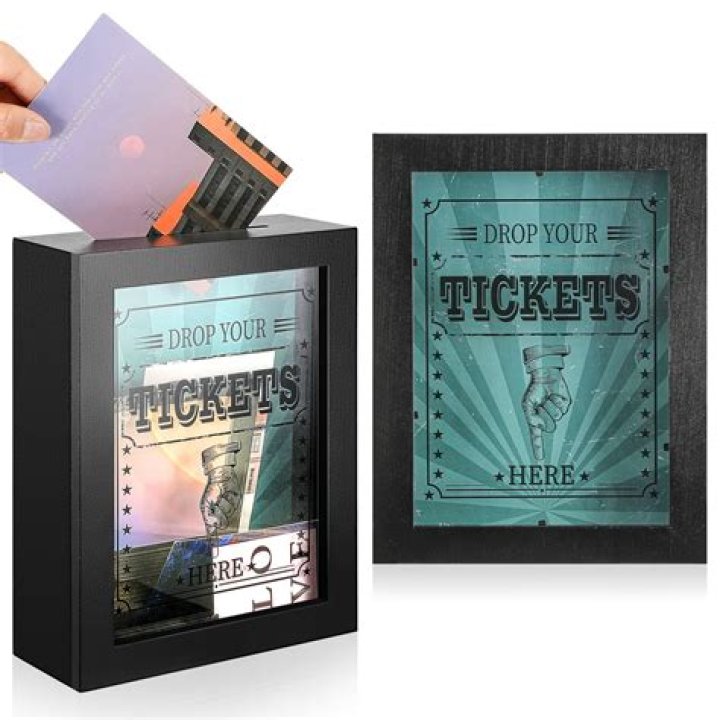 Ticket Shadow Box