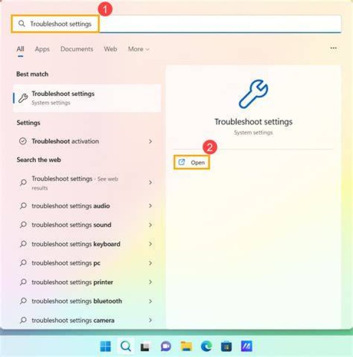 troubleshoot other settings